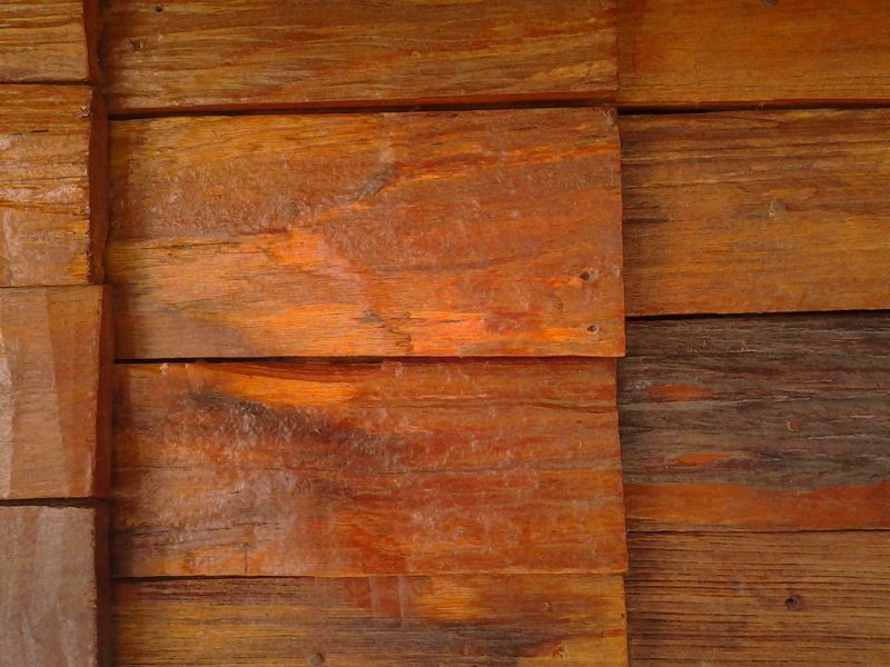 Natural Wood Roof Installation